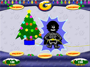 Christmas themed interface design
