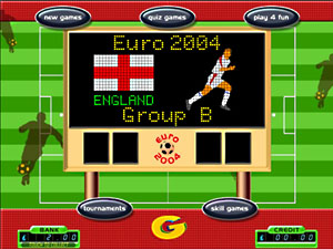 football themed interface design